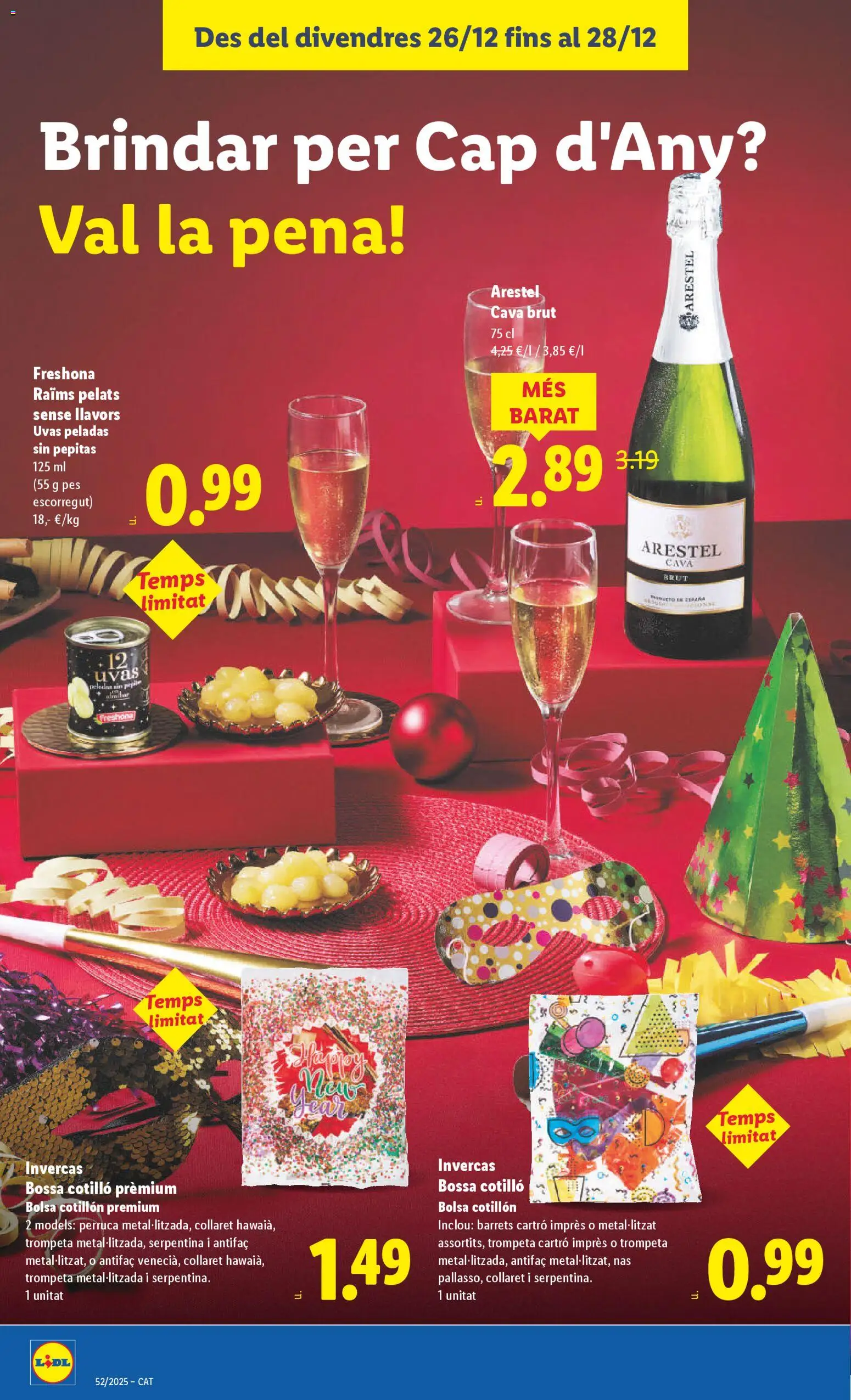 Lidl folleto │ válido desde el 22.12.2025 | Página: 48 | Productos: Τζίντζερ, Bolsa