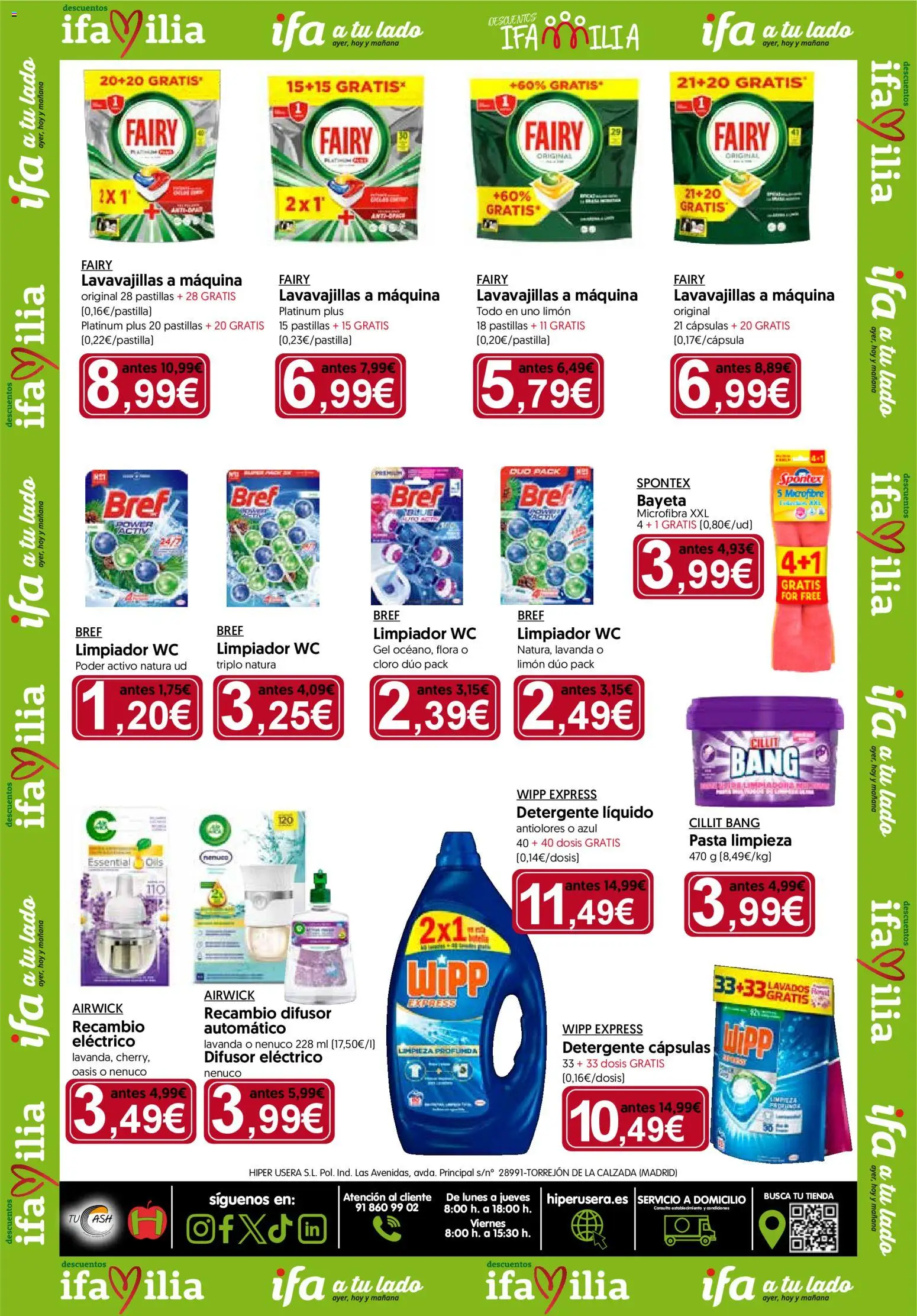 Hiper Usera folleto │ válido desde el 30.03.2026 | Página: 12 | Productos: Detergente, Pasta, Detergente líquido, Lavavajillas