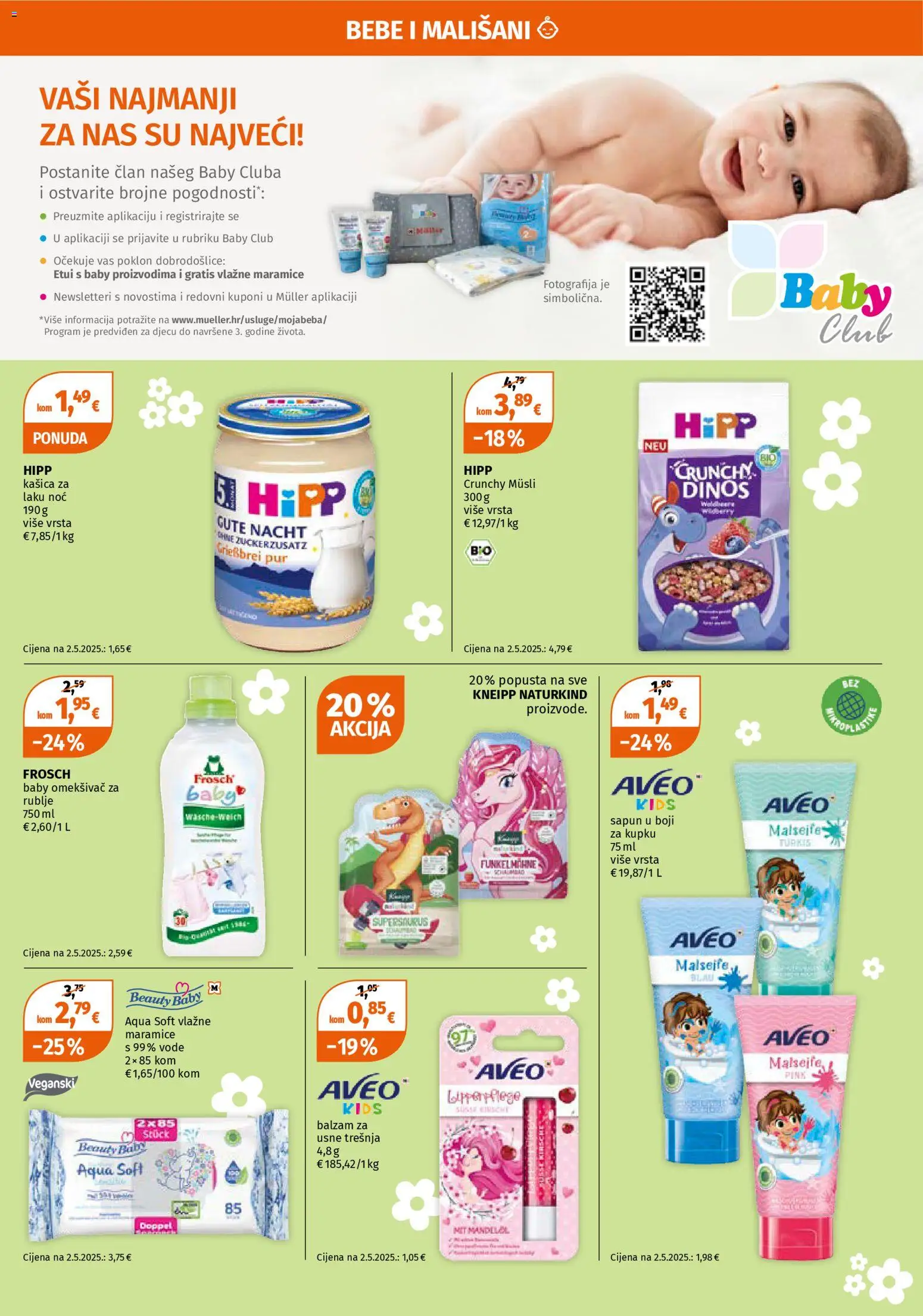 Müller katalog | vrijedi od 02.03.2026 | Stranica: 14 | Proizvodi: Vlažne maramice, Sapun, Omekšivač, Musli