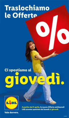 Anteprima del volantino Lidl volantino valido a partire dal 09.04.2026