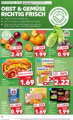 Span. Kaki, »Persimon«, KI. I je 1-kg-Schale ab 16.10.2025 gültig | Seite: 50