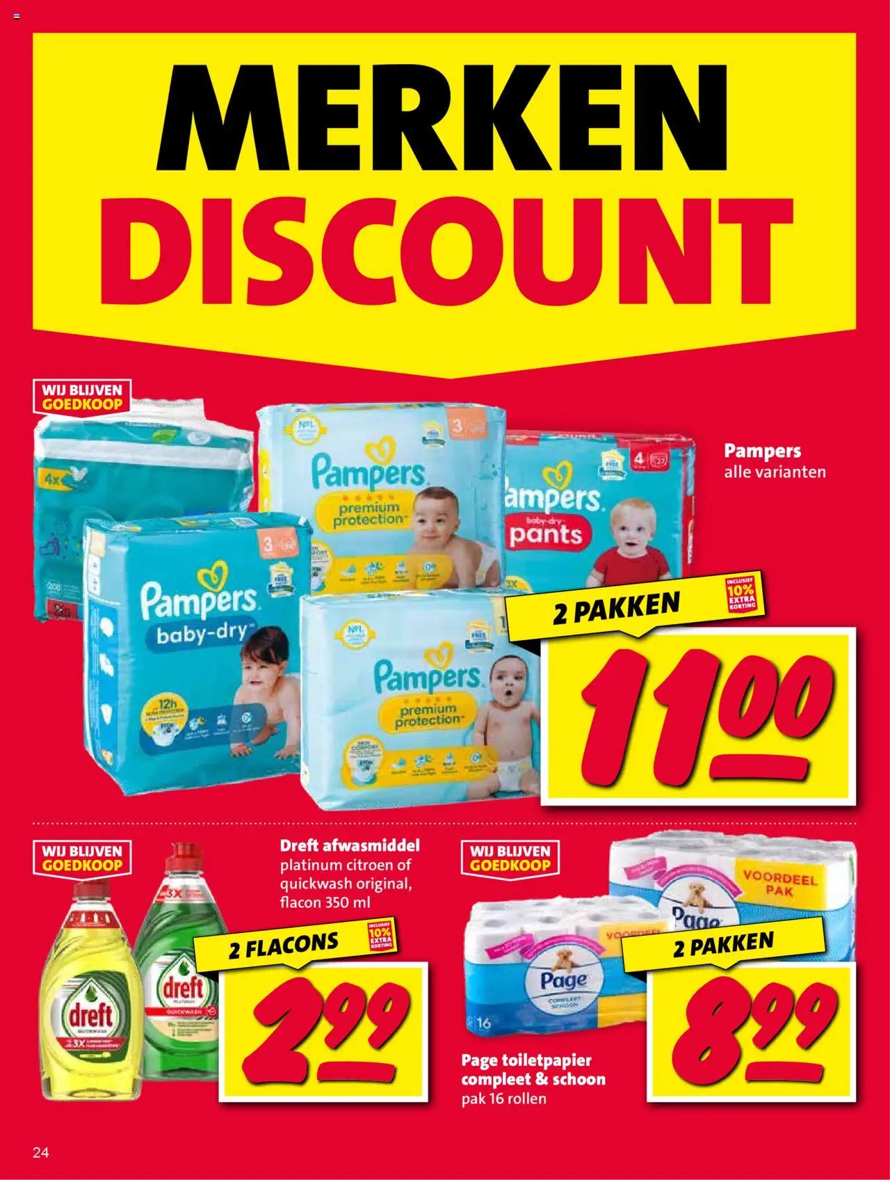  | Pagina: 24 | Producten: Citroen, Afwasmiddel, Pampers, Toiletpapier