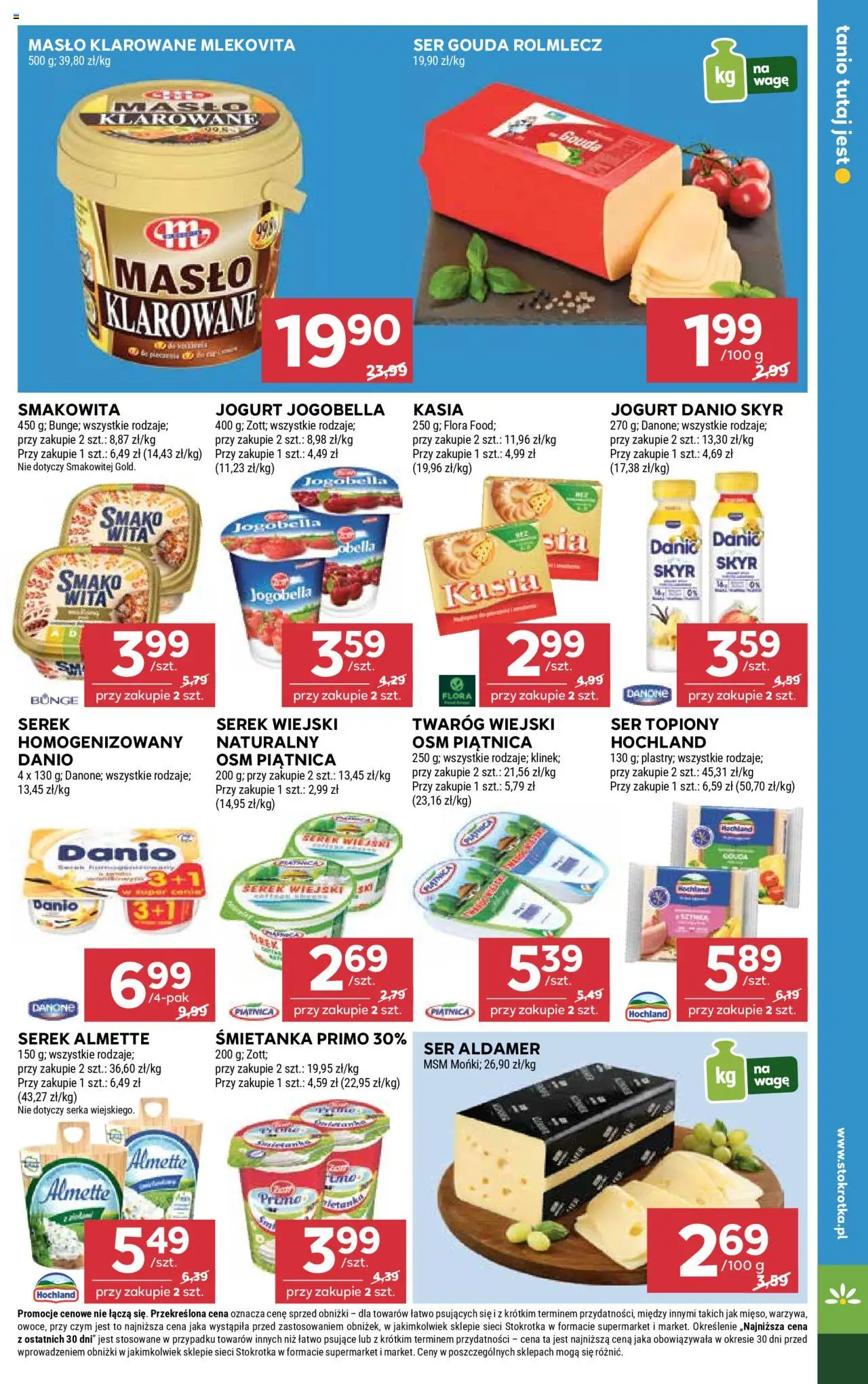 Stokrotka Gazetka od 09.10.2025 | Strona: 15 | Produkty: Stokrotka, Masło, Jogurt, Twaróg