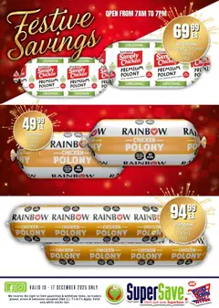 Super Save specials catalogue – valid from 10.12.2025 | Page: 50
