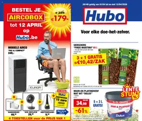 Hubo folder - Voorbeeld van een folder van Hubo, geldig van 01.04.2026