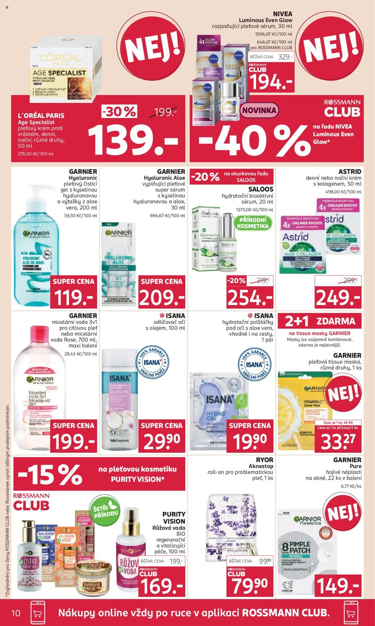 Rossmann leták od 18.06.2025 | Strana: 10 | Produkty: Vegan, Ryor, Voda, Růžová voda