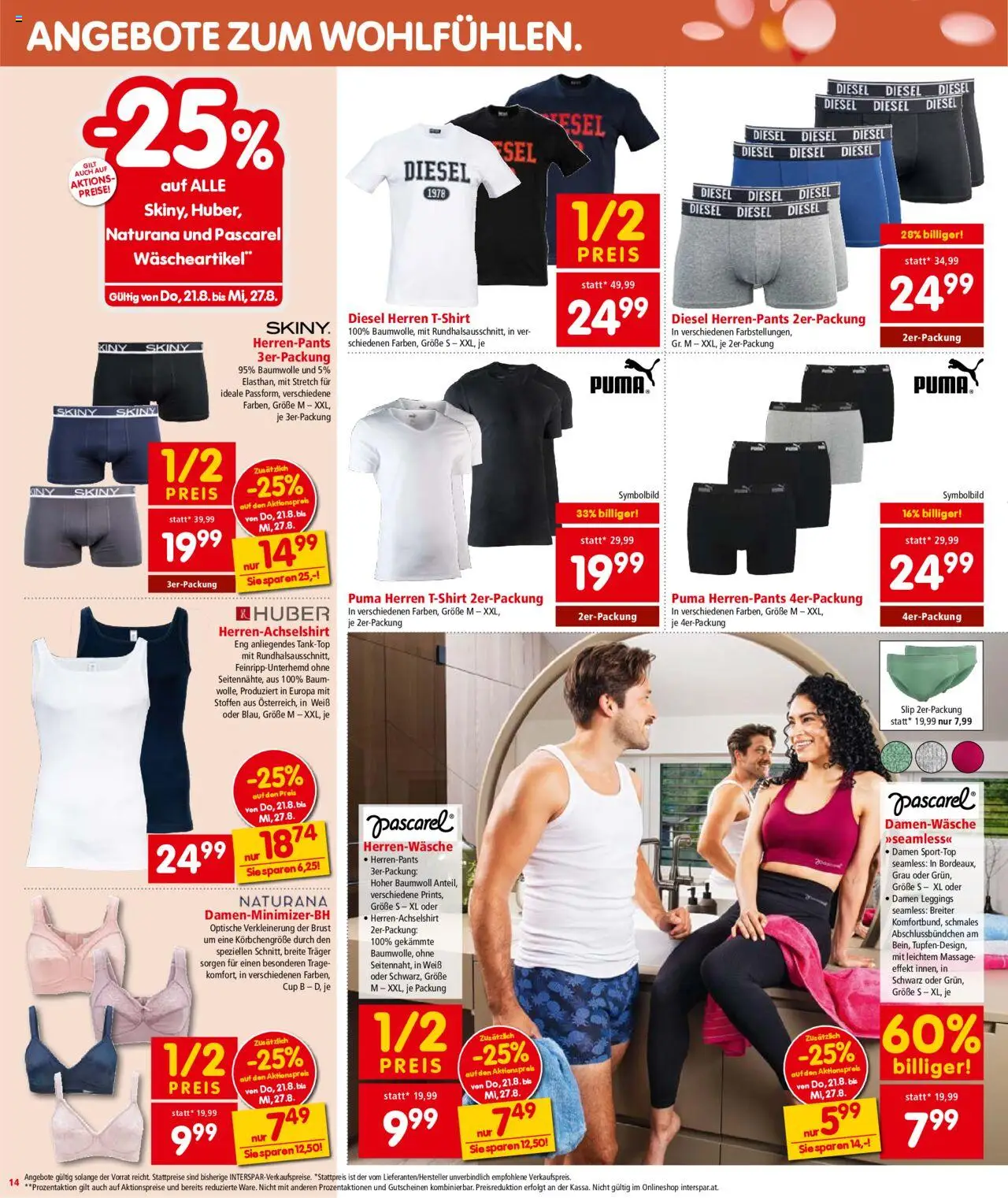 Interspar Flugblatt - Niederösterreich gültig ab 21.08.2025 | Seite: 14 | Produkte: Leggings, Slip