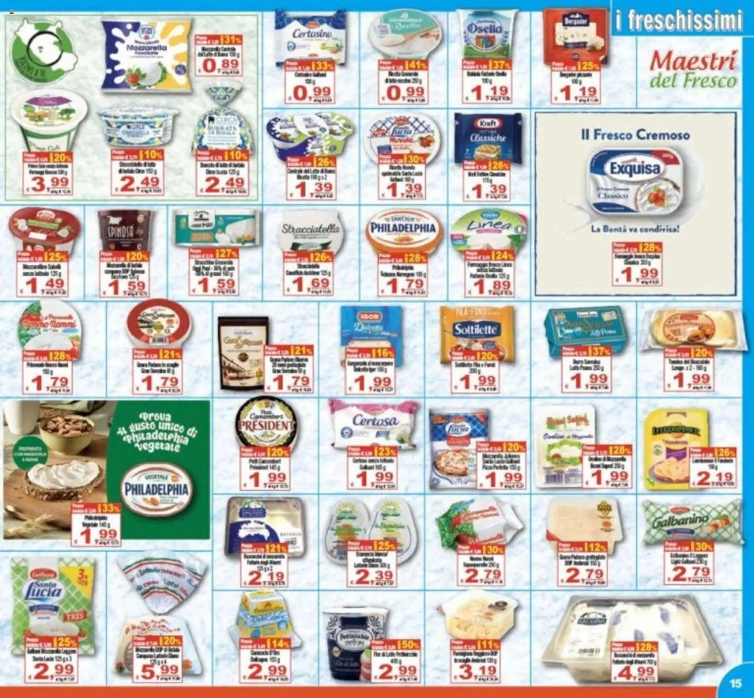 Volantino CTS del 07.04.2026 | Pagina: 15 | Prodotti: Mozzarella, Stracciatella