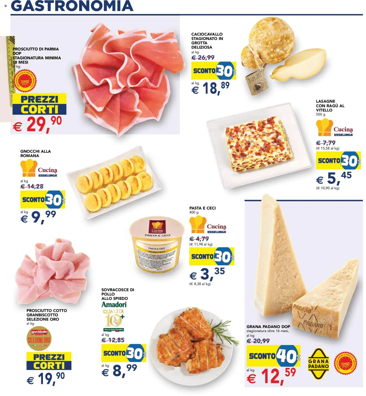 Volantino Esselunga S del 23.10.2025 | Pagina: 19 | Prodotti: Pollo, Ceci, Prosciutto, Vitello