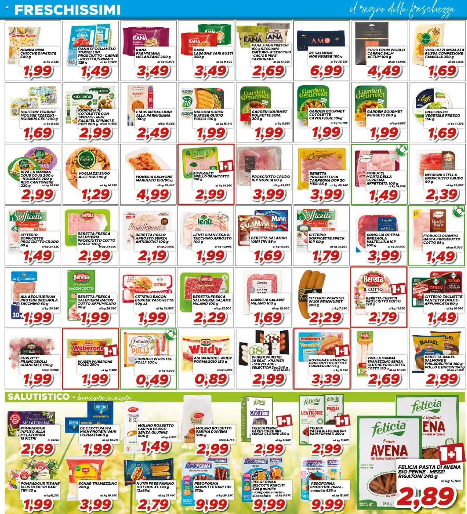 Volantino Ma Supermercati del 29.04.2026 | Pagina: 9 | Prodotti: Insalata, Ceci, Spinaci, Polpette
