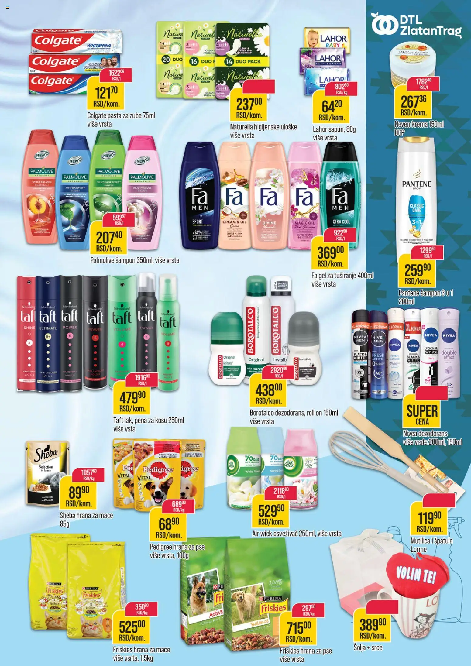 Zlatan Trag katalog - važi od 11.02.2026 | Strana: 11 | Proizvode: Purina, Hrana za pse, Palmolive, Pasta za zube