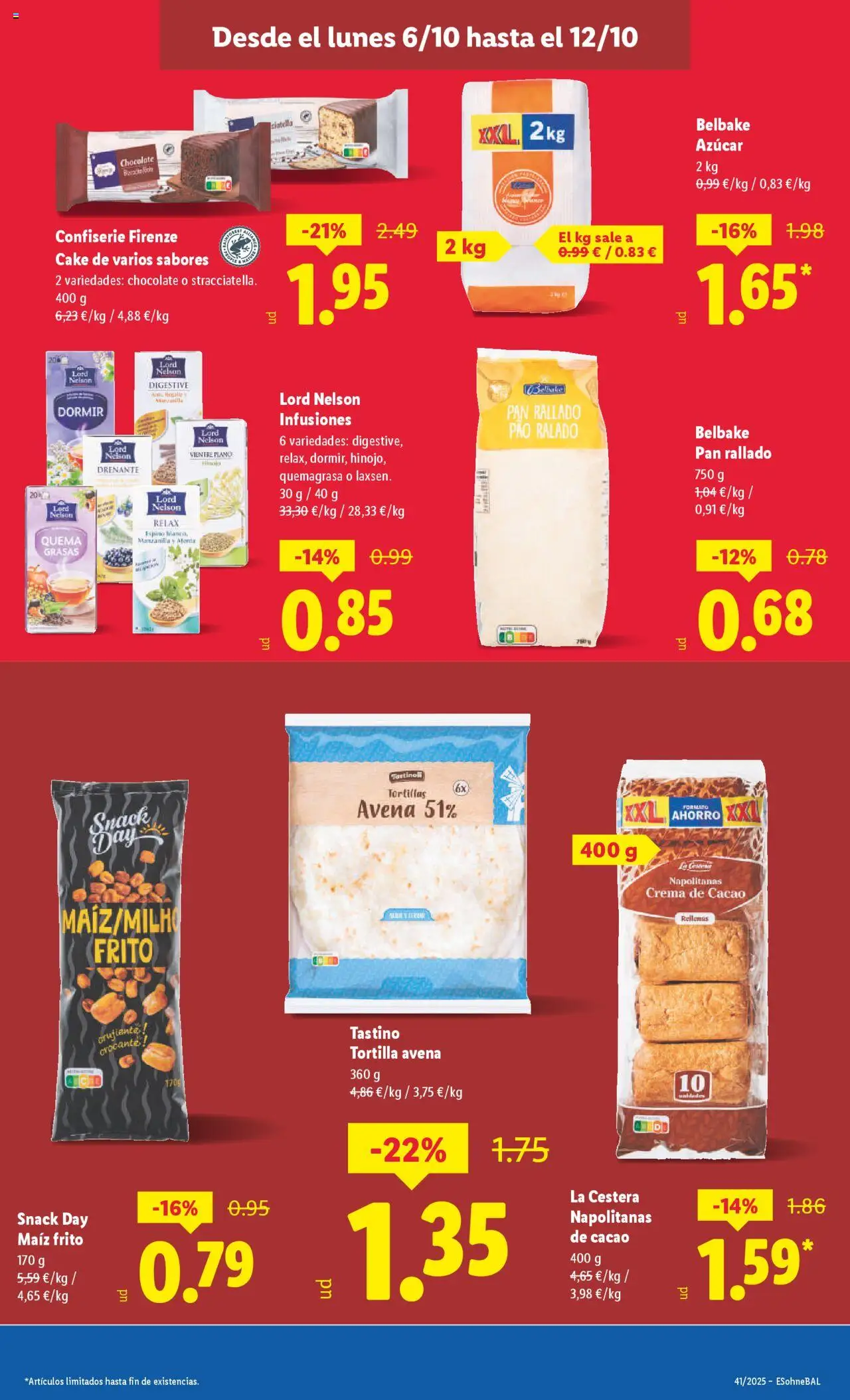 Lidl catálogo MAD │ válido desde el 06.10.2025 | Página: 5 | Productos: Pan, Chocolate, Croissant, Crema
