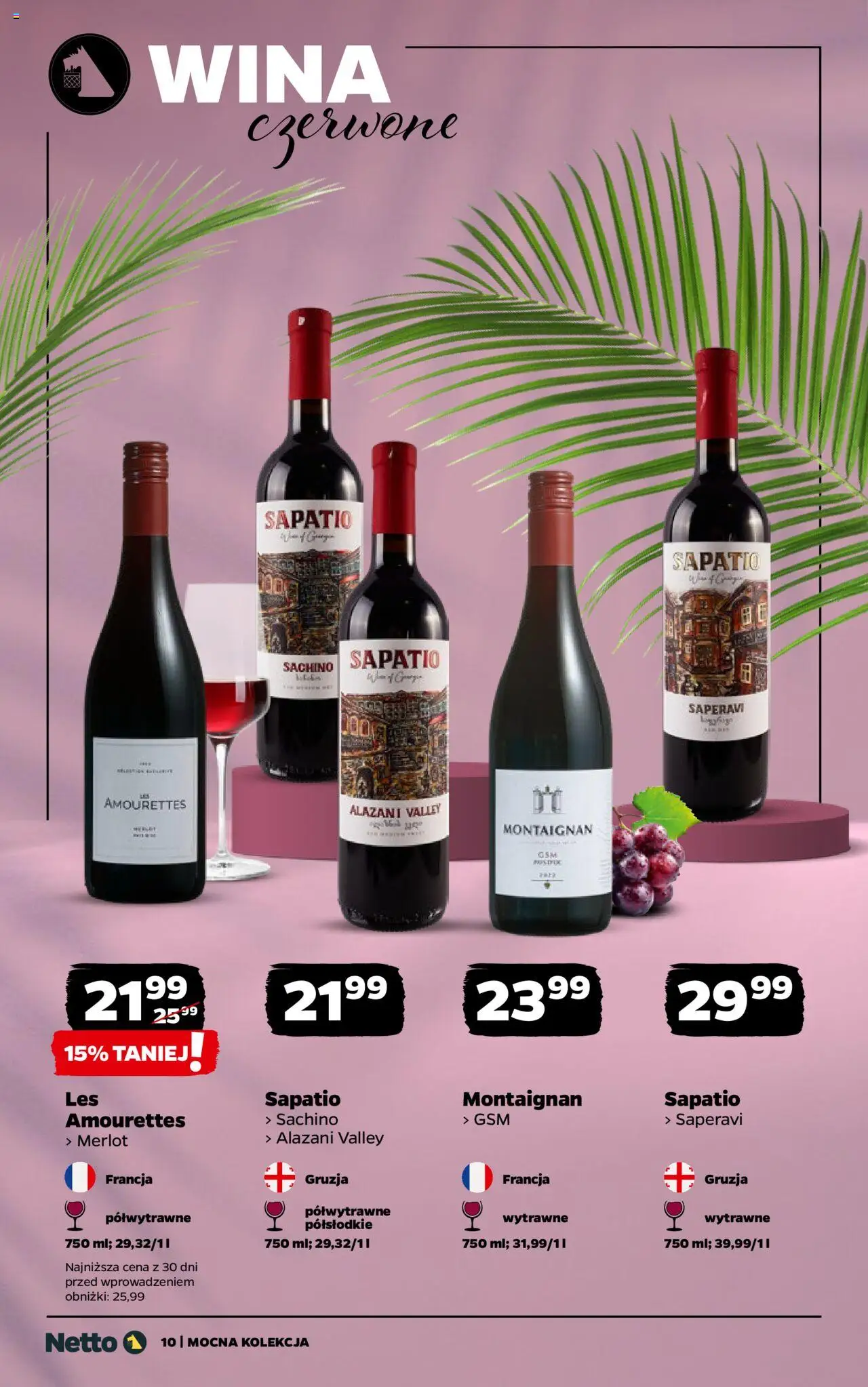 Netto gazetka - Mocna Kolekcja od 18.08.2025 | Strona: 10 | Produkty: Alazani Valley, Merlot