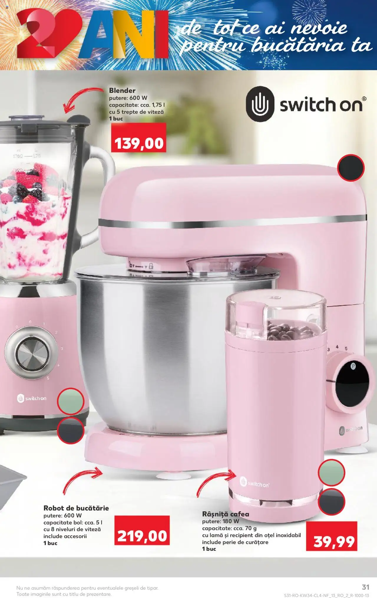 Catalog Kaufland - București – valabil de la 20.08.2025 | Pagină: 31 | Produse: Blender, Bol, Bucătărie, Cafea