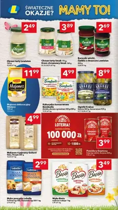 Pogląd oferty "Lewiatan gazetka - Bydgoszcz" - ważna od 26.03.2026 | Strona: 8 | Produkty: Chrzan, Pomidory, Ogórki, Ogórki konserwowe