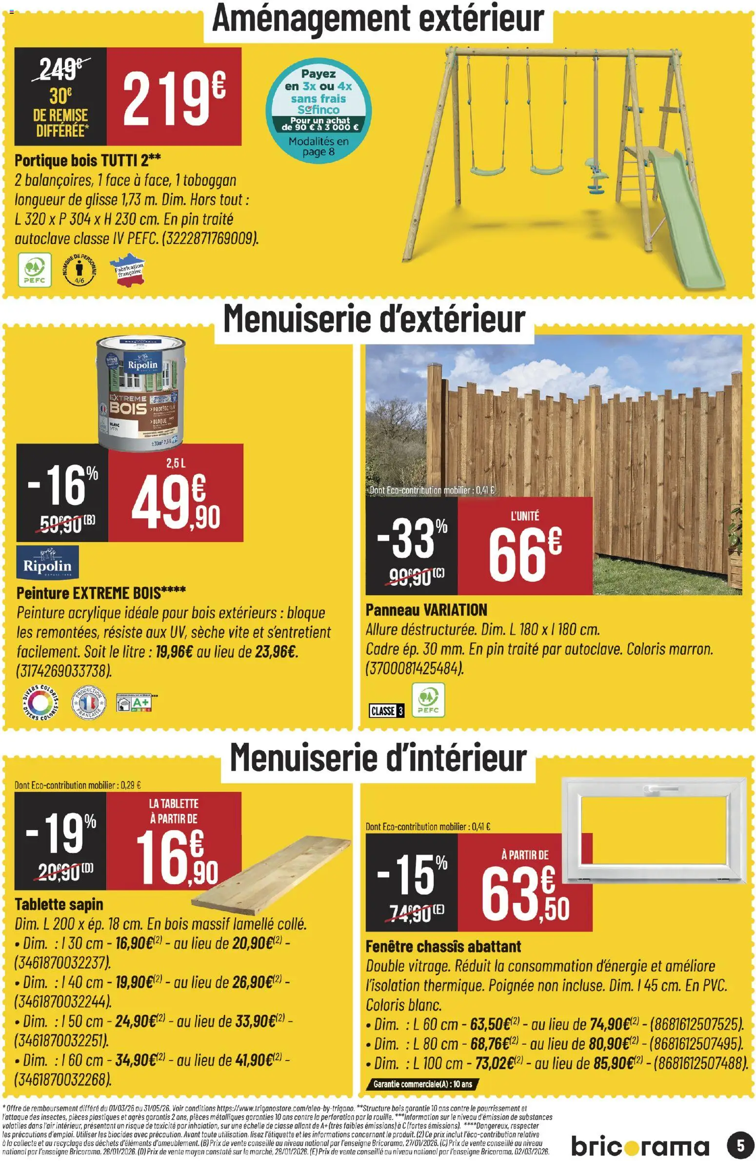 {H1} | Page: 5 | Produits: Tablette, Toboggan, Cadre