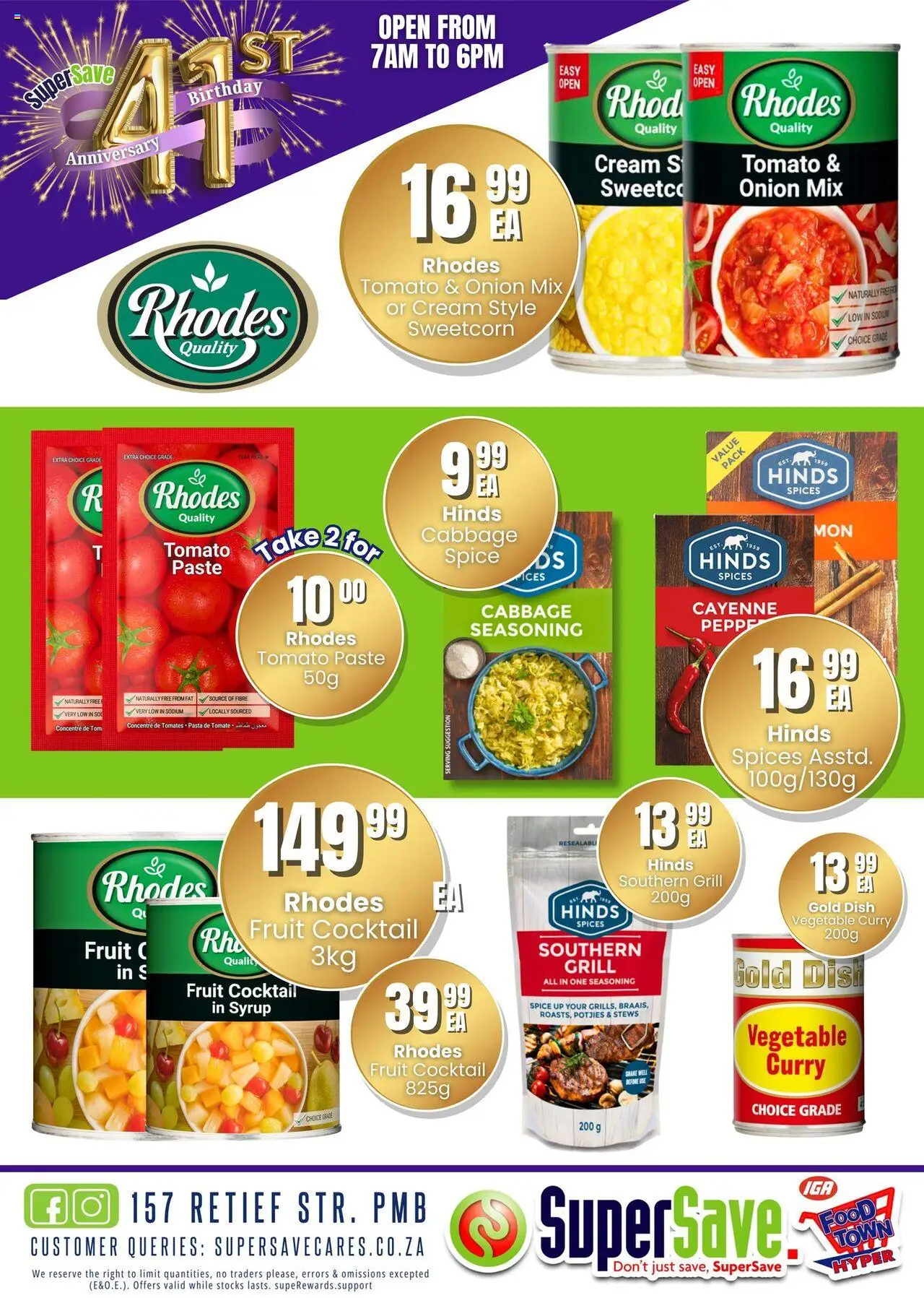 New Super Save catalogue – valid from 16.09.2025 | Page: 54 | Products: Seasoning, Syrup, Spices, Fruit