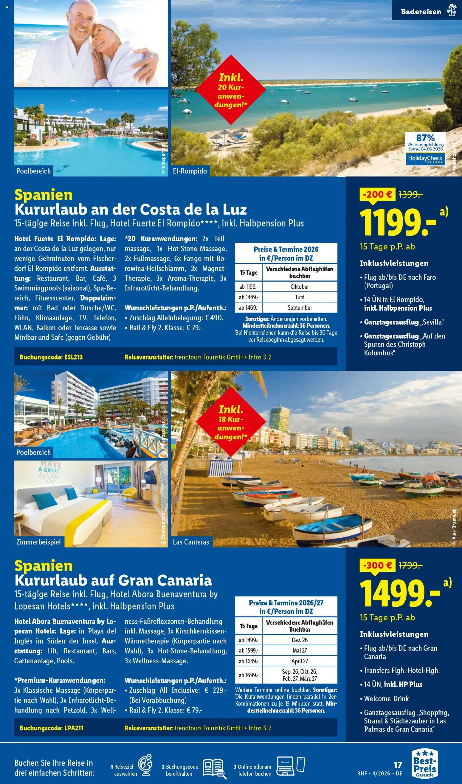 Lidl Reisen Prospekt 	 – gültig ab 28.03.2026 | Seite: 17 | Produkte: HP, Bad, Telefon