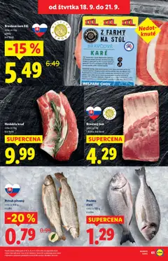 Nové Lidl akcie – leták je platný od 16.09.2025 | Strana: 81