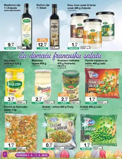 Katalog KTC - Pregled kataloga iz trgovine KTC, vrijedi od 01.04.2026 | Stranica: 4 | Proizvodi: Ulje, Ledo, Umak, Hren