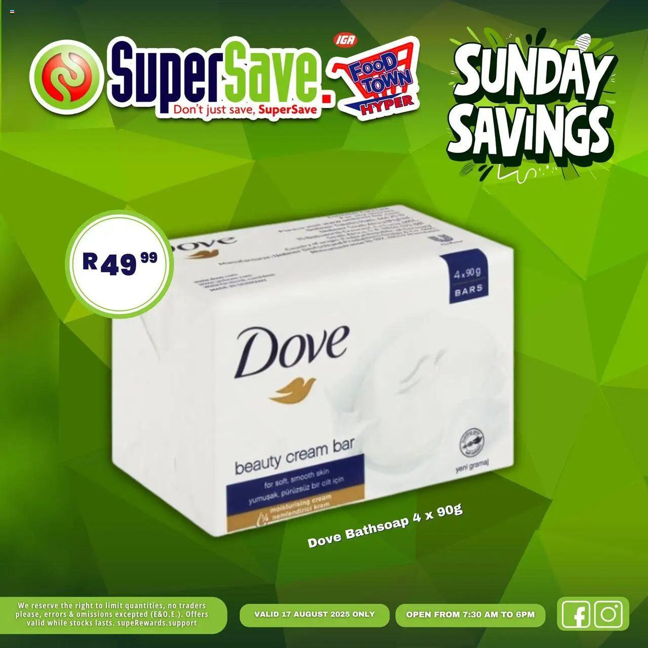 Super Save Sunday Specials │ valid from 17.08.2025 | Page: 24 | Products: Cream