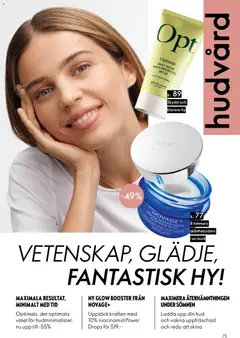 NOVAGE + INTENSE SKIN RECHARGE OVERNIGHT MASK, HYALURONIC ACID + INCA INCHI OIL, 8 timmars skönhetssömn i en burk - Förhandsvisning av reklamblad från butik Oriflame aktuell från 29.10.2025 | Sida: 75