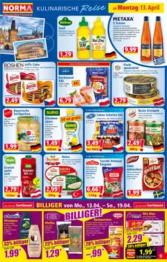Norma Flugblatt ab 13.04.2026 gültig | Seite: 9 | Produkte: Rizsliszt, Shampoo, Saft, Bourbon