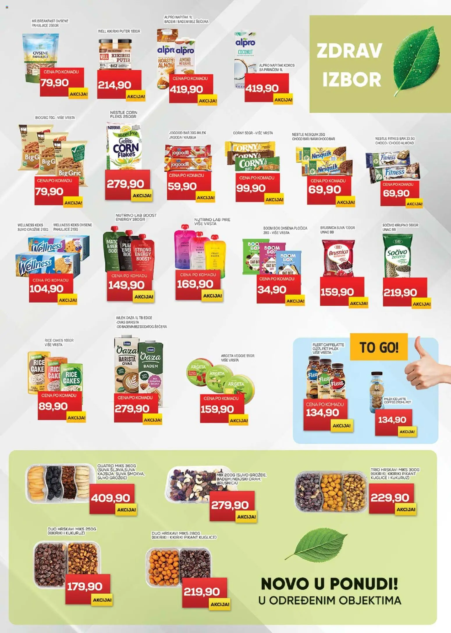 Medius katalog - važi od 10.03.2026 | Strana: 7 | Proizvode: Badem, Alpro, Rice cakes, Nesquik