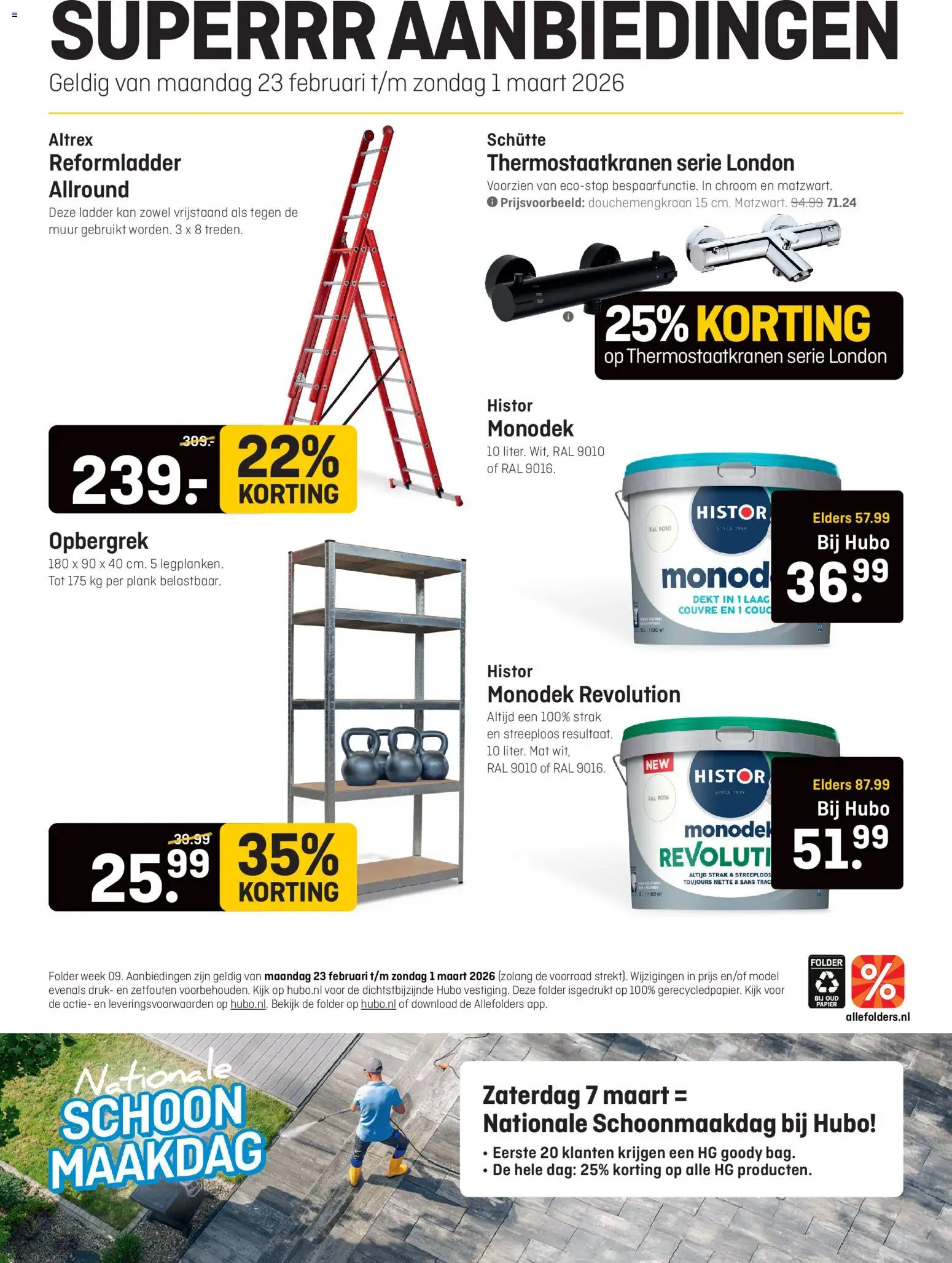 {H1} | Pagina: 2 | Producten: Ladder, Kan, Plank, Papier