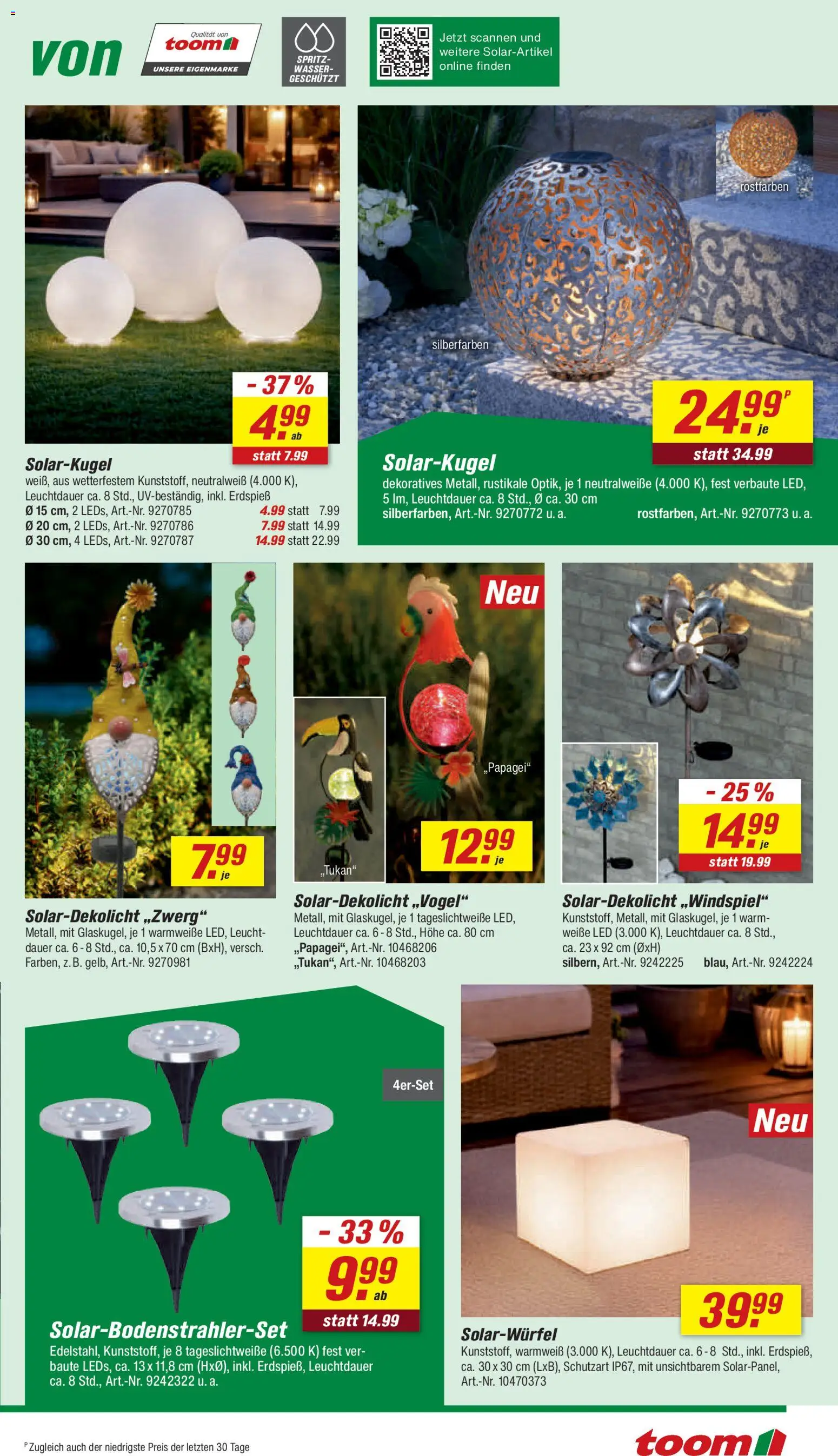 Toom Baumarkt Prospekt 	 – gültig ab 25.04.2026 | Seite: 13 | Produkte: Wasser