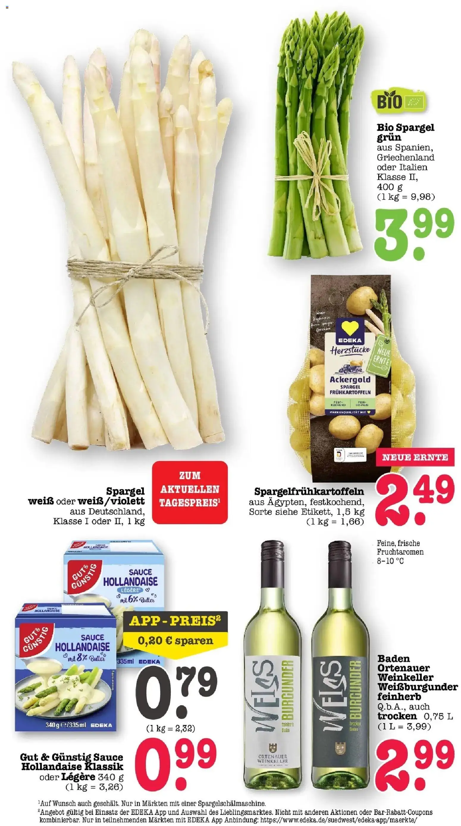 Angebote – gültig ab 20.04.2026 | Seite: 20 | Produkte: Butter, Spargel