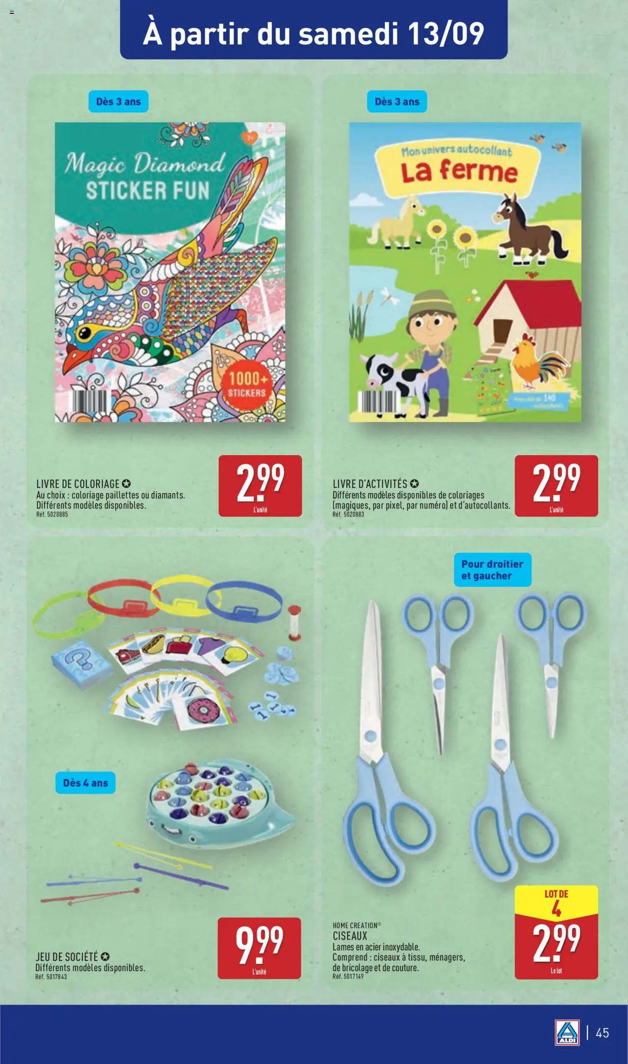  | Page: 48 | Produits: Livre de coloriage, Ciseaux, Livre