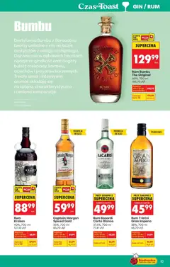 Pogląd oferty "Captain Morgan Spiced Gold, 35%, 700 ml" - ważna od 23.03.2026 | Strona: 45