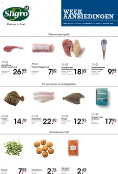 Sligro folder - Voorbeeld van een folder van Sligro, geldig van 16.09.2025