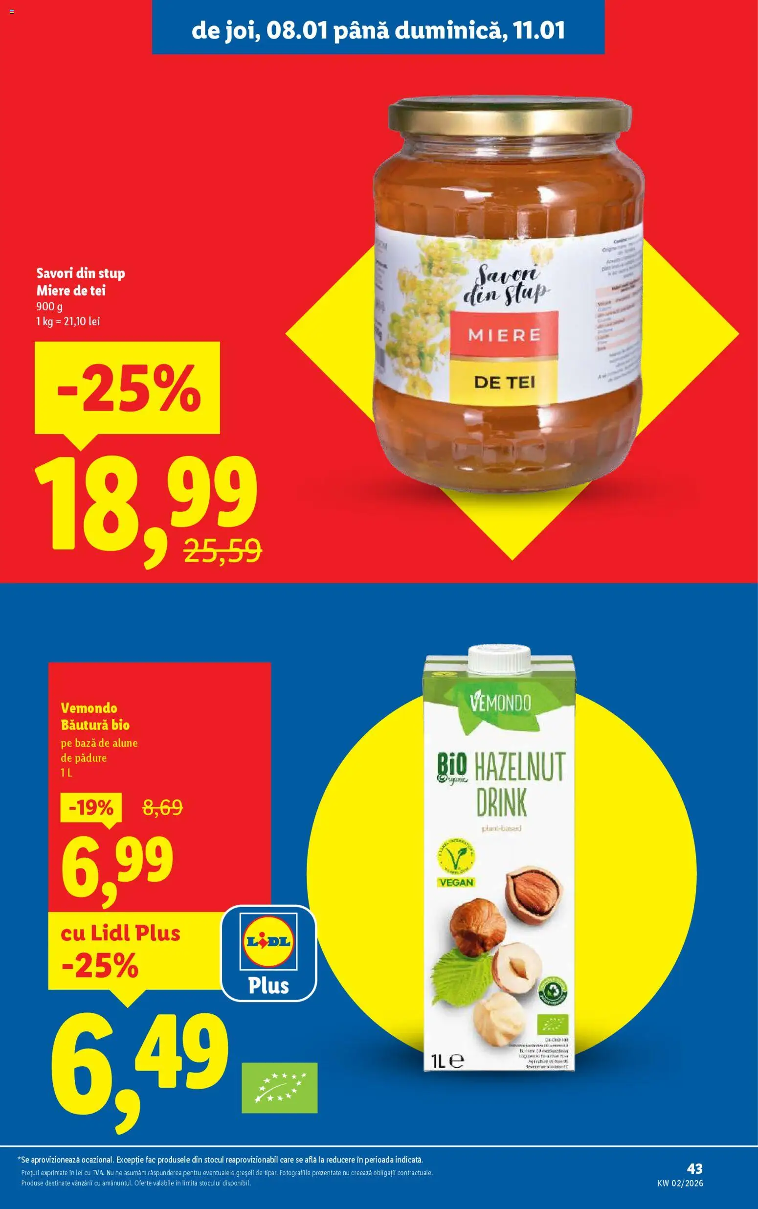Noul catalog Lidl – valabil de la 05.01.2026 | Pagină: 43 | Produse: Şerit ödül, Alune