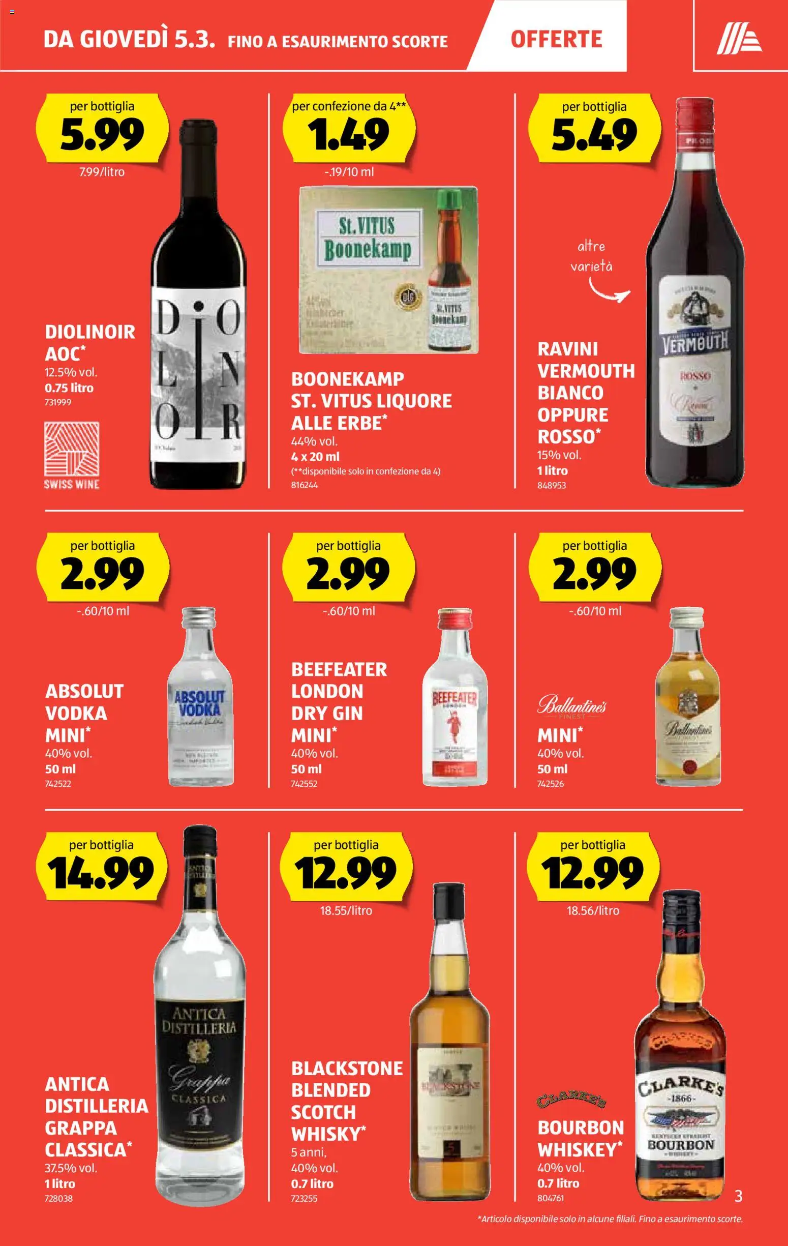 Aldi Aktionen IT – gültig ab 05.03.2026 | Seite: 4 | Produkte: Bourbon, Gin