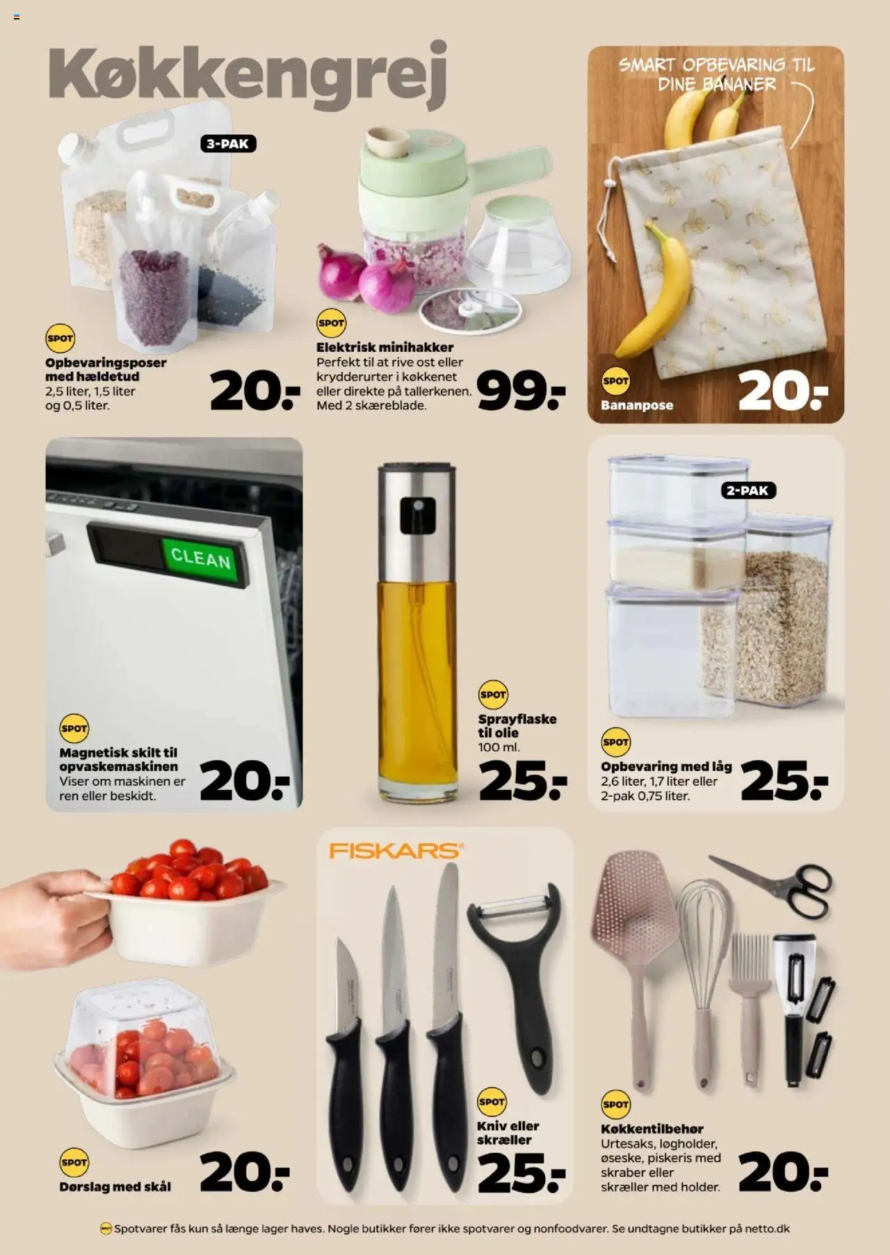 Netto Tilbudsavis gyldig fra 09.08.2025 | Side: 32 | Produkter: Ost, Bananer, Magnet, Piskeris