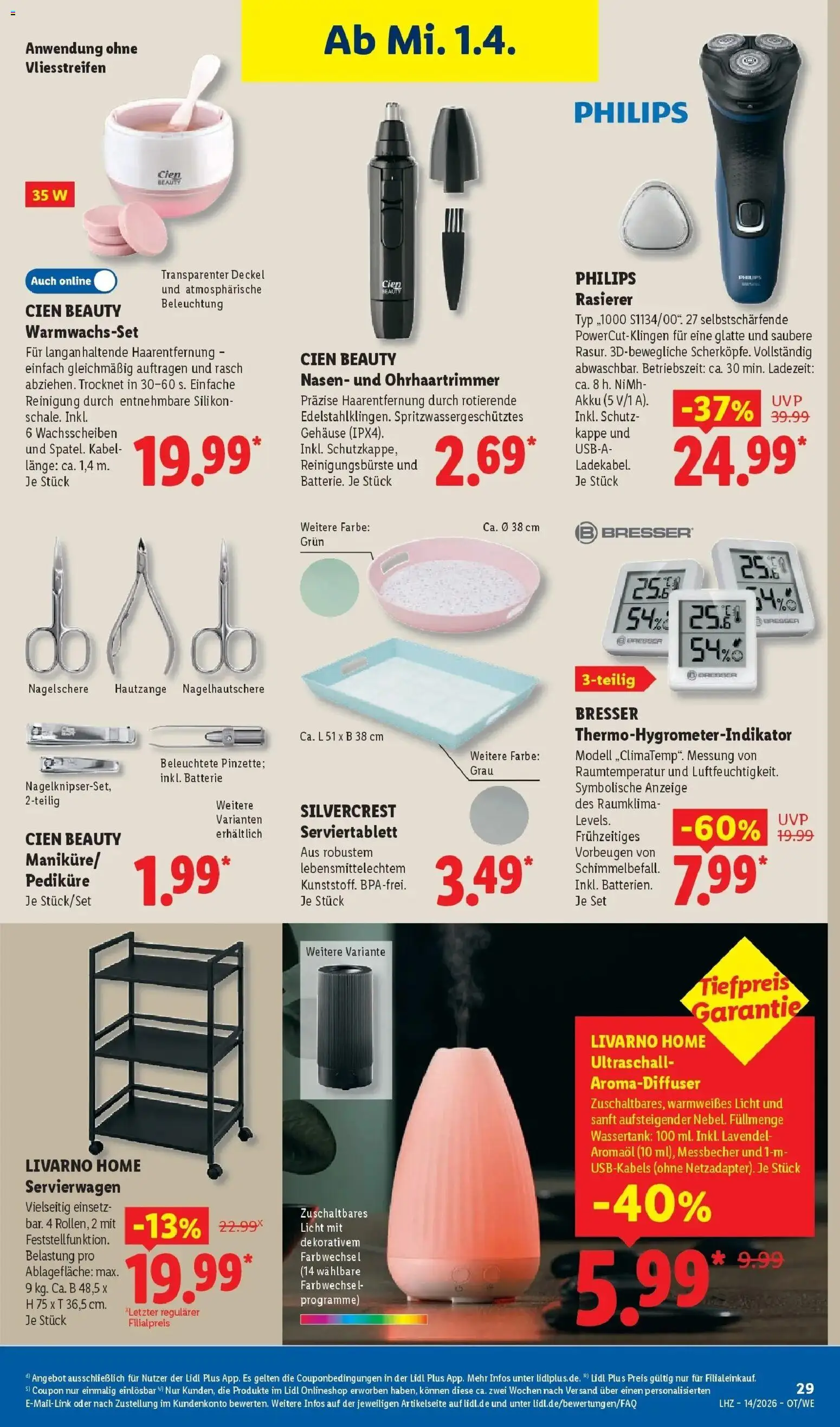 Lidl Prospekt Rheinbrohl – gültig ab 30.03.2026 | Seite: 53 | Produkte: Philips, Rasierer, Lavendel, Kappe