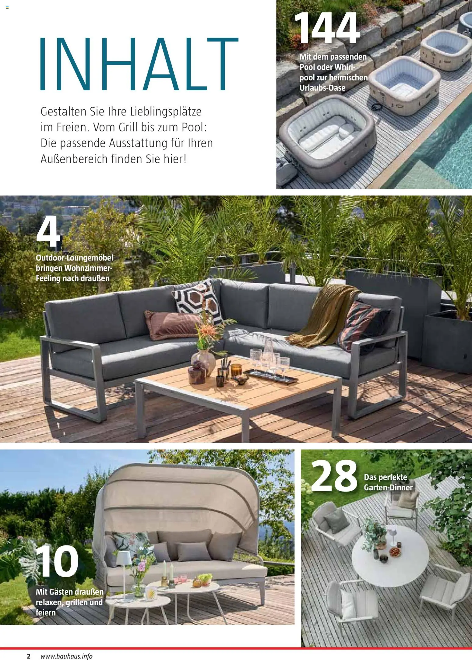 Bauhaus Freizeit im Garten gültig ab 01.05.2026 | Seite: 2 | Produkte: Grill