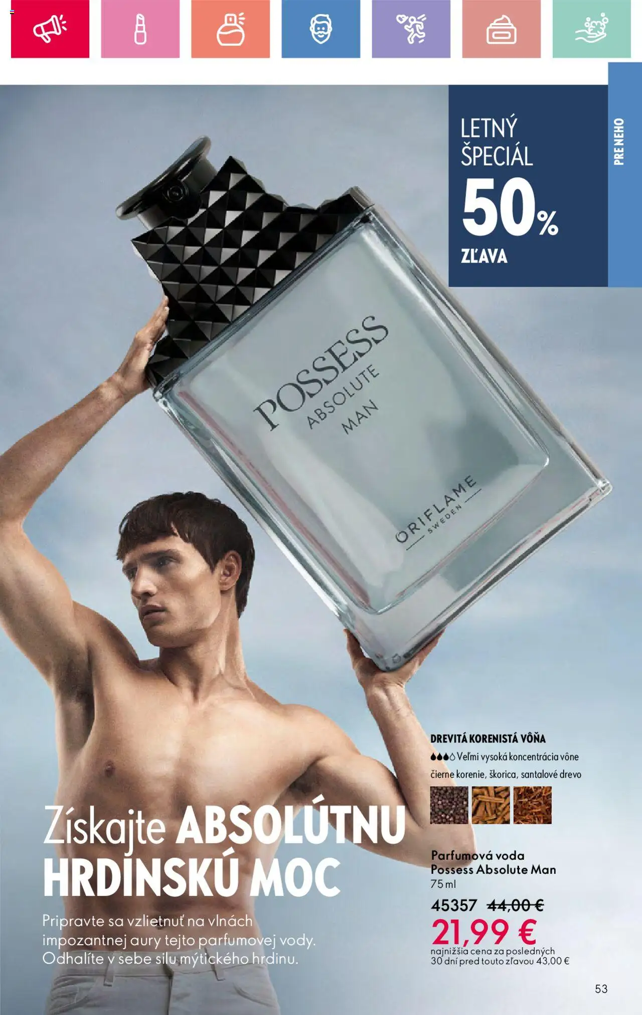 Katalóg Oriflame 9 2025 │ platný od 15.06.2025 | Strana: 53 | Produkty: Voda