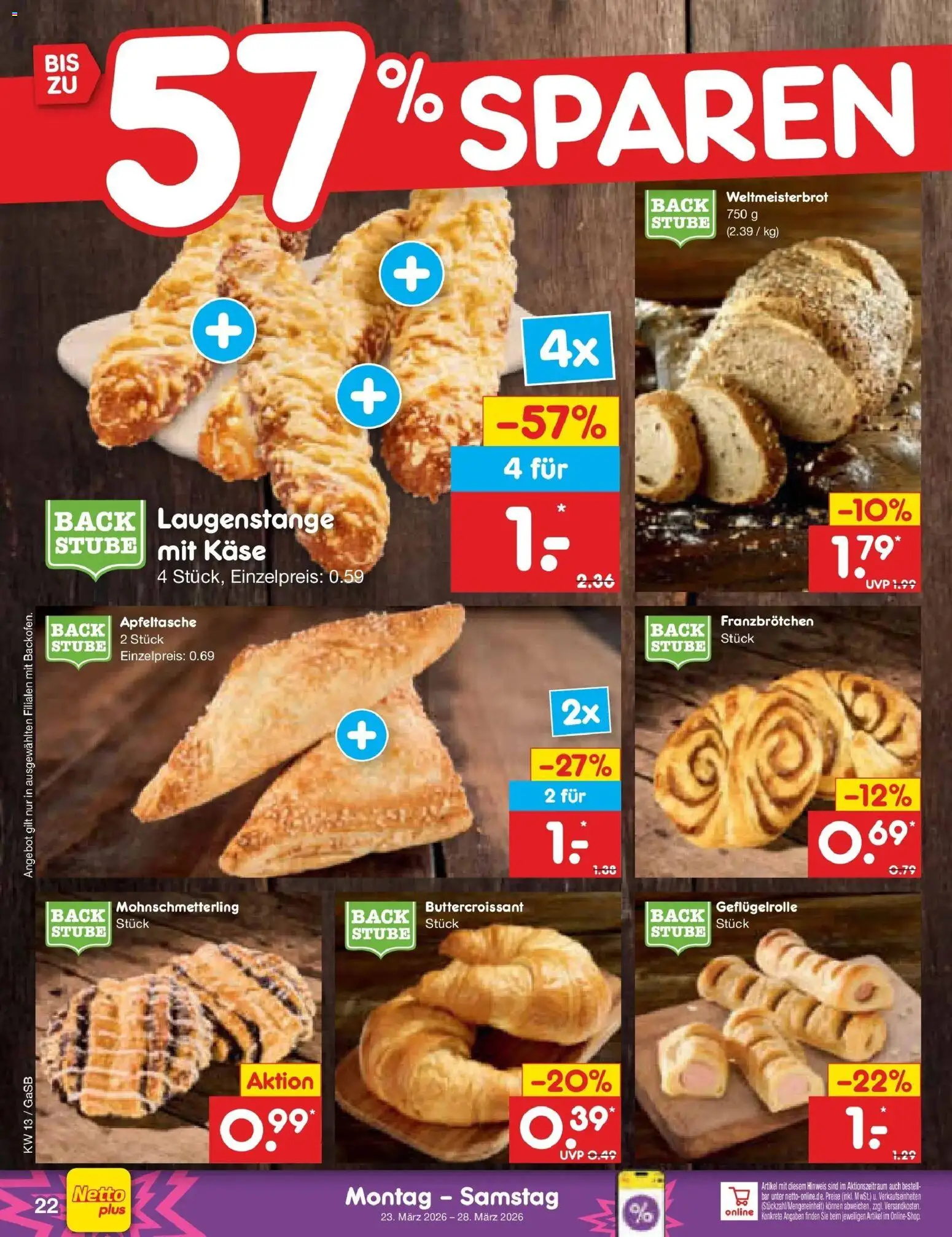 Netto Marken-Discount Prospekt Bremen-Lesum	 – gültig ab 23.03.2026 | Seite: 30 | Produkte: Käse