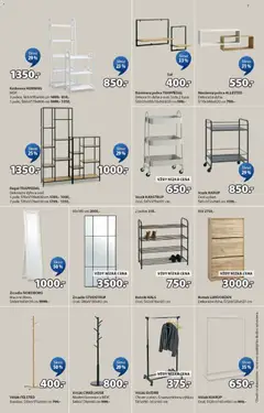 Náhled letáku JYSK leták od 04.02.2026 | Strana: 7 | Produkty: Knihovna, Police, Zrcadlo, Botník