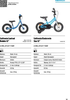 Jumbo Aktionen Dein Velo 2025 ab 21.02.2025 gültig | Seite: 33 | Produkte: Gewicht