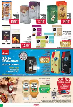COOP Szolnok akciós újság - amely érvényes a következő dátumtól: 16.04.2026 | Oldal: 8 | Termékek: Nescafé, Csokoládé, Ketchup, Szósz