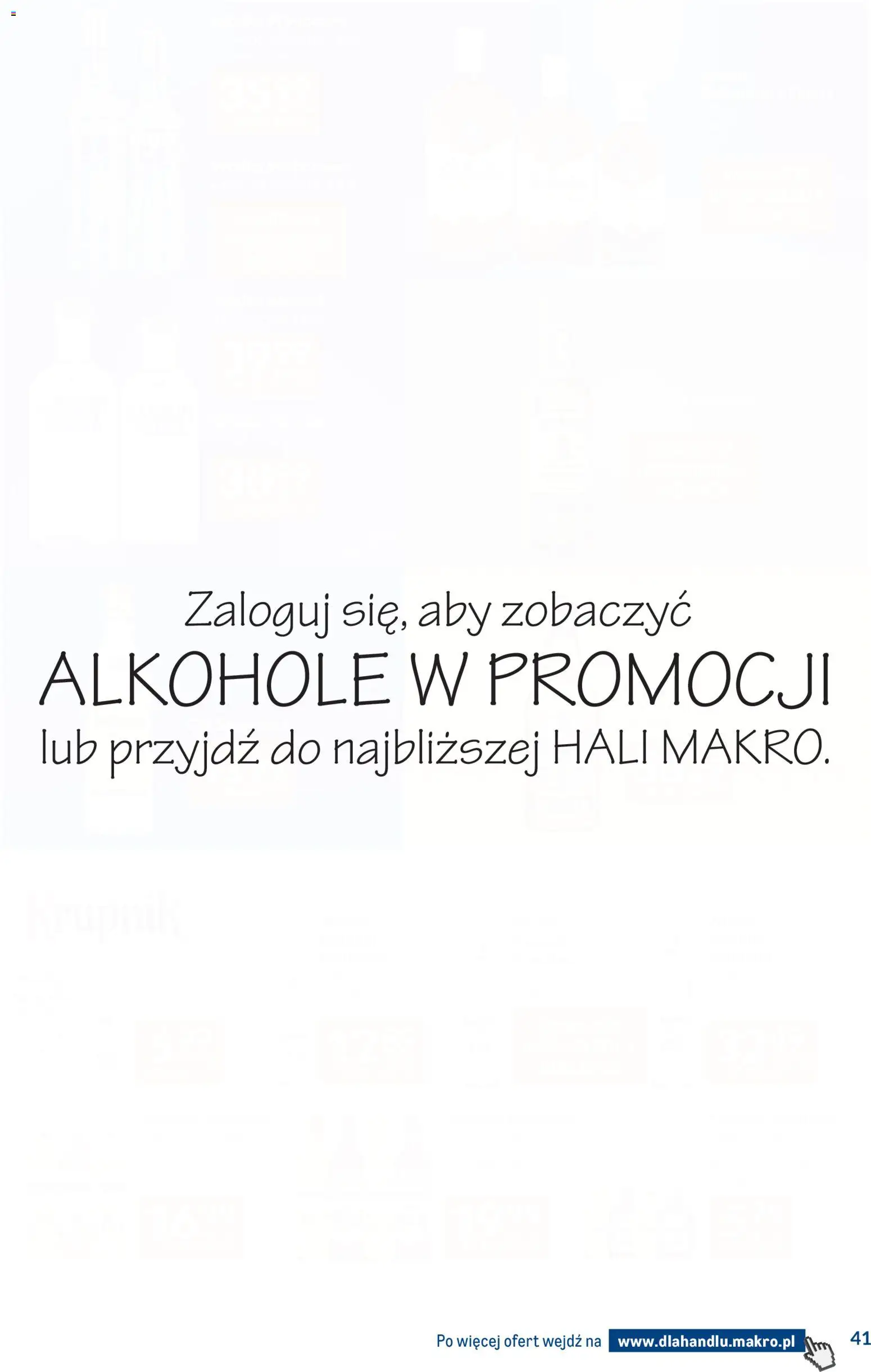 Makro gazetka - Dystrybucja do sklepów od 07.04.2026 | Strona: 41 | Produkty: Wódka