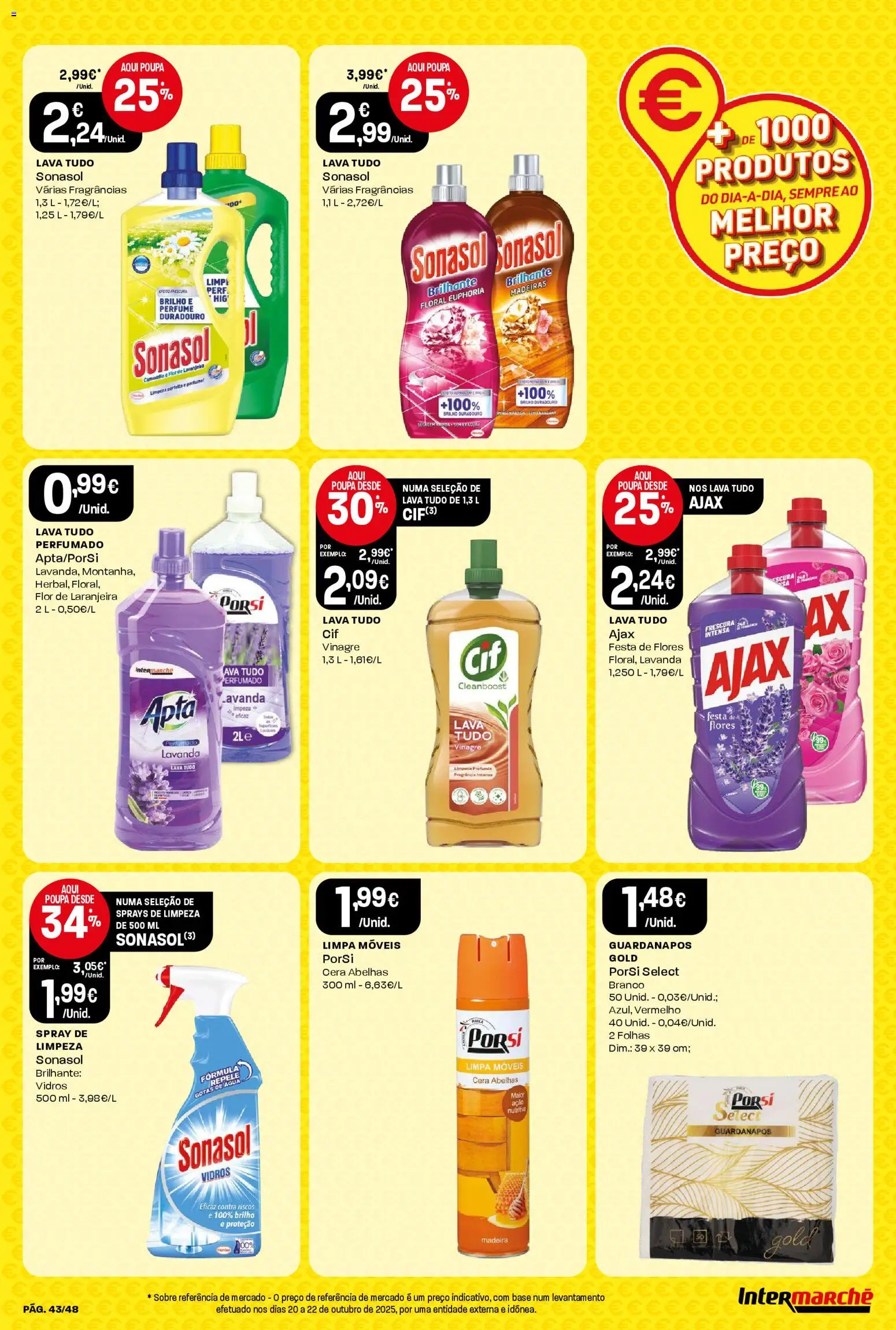 Intermarché - Black Friday │ válido de 27.11.2025 | Página: 43 | Produtos: Flores, Limpa móveis, Cera, Madeiras