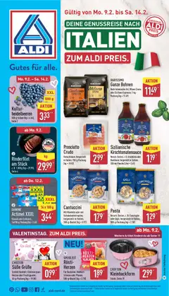 Aldi Prospekt 	 ab 09.02.2026 gültig