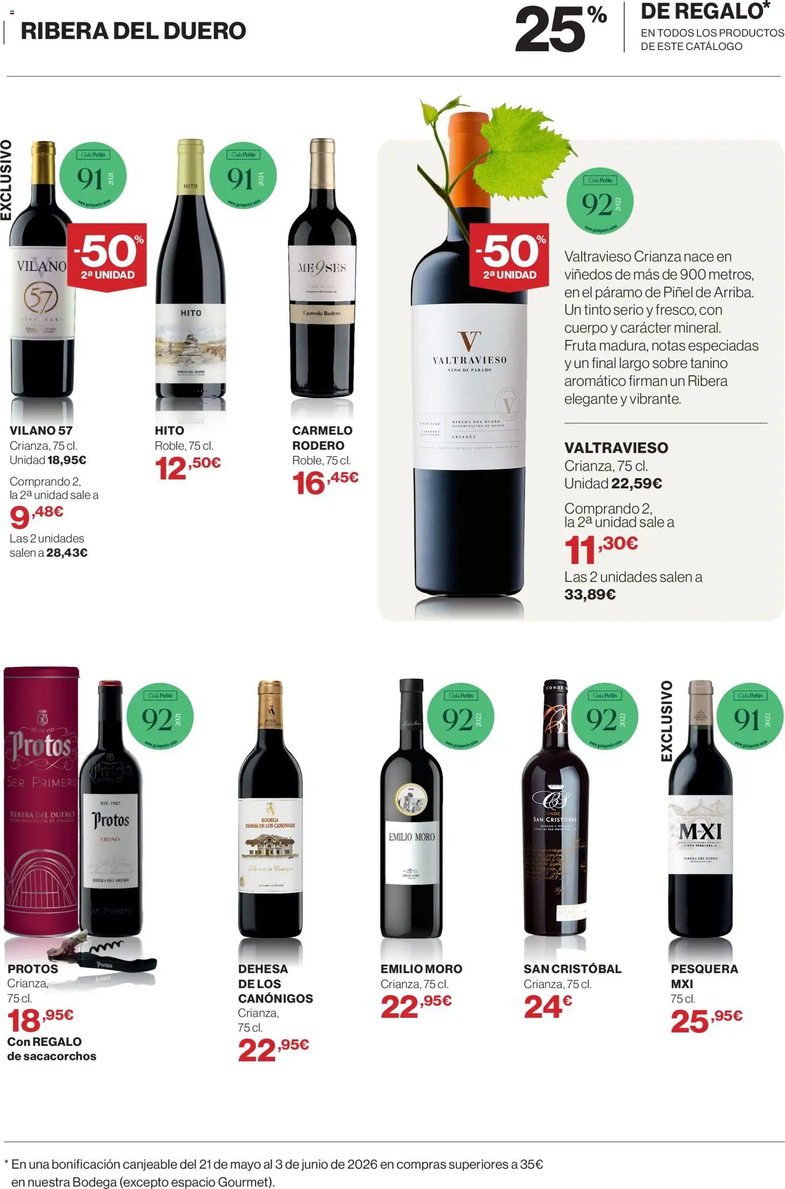 Hipercor catálogo │ válido desde el 23.04.2026 | Página: 7 | Productos: Vino