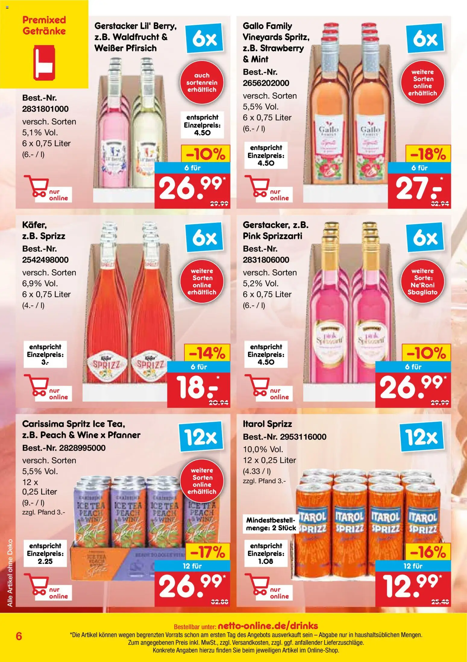 Netto Marken-Discount Online-Sonderangebote – gültig ab 01.04.2026 | Seite: 6 | Produkte: Pfirsich