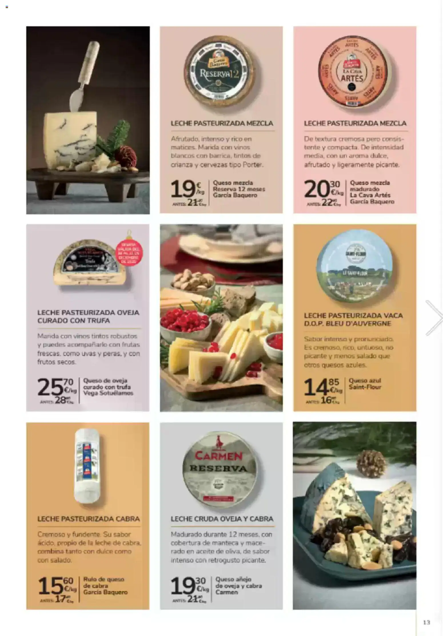 Consum folleto │ válido desde el 18.12.2025 | Página: 13 | Productos: Queso de oveja, Leche, Manteca, Τζίντζερ